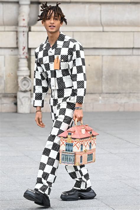 jaden smith louis vuitton bag|Jaden Smith's Louis Vuitton Dollhouse Bag at Fall 2023 Show.